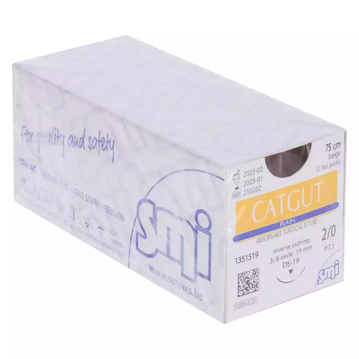 Fil de suture Catgut Plain pour chirurgie vétérinaire Fil de suture Catgut Plain pour chirurgie vétérinaire