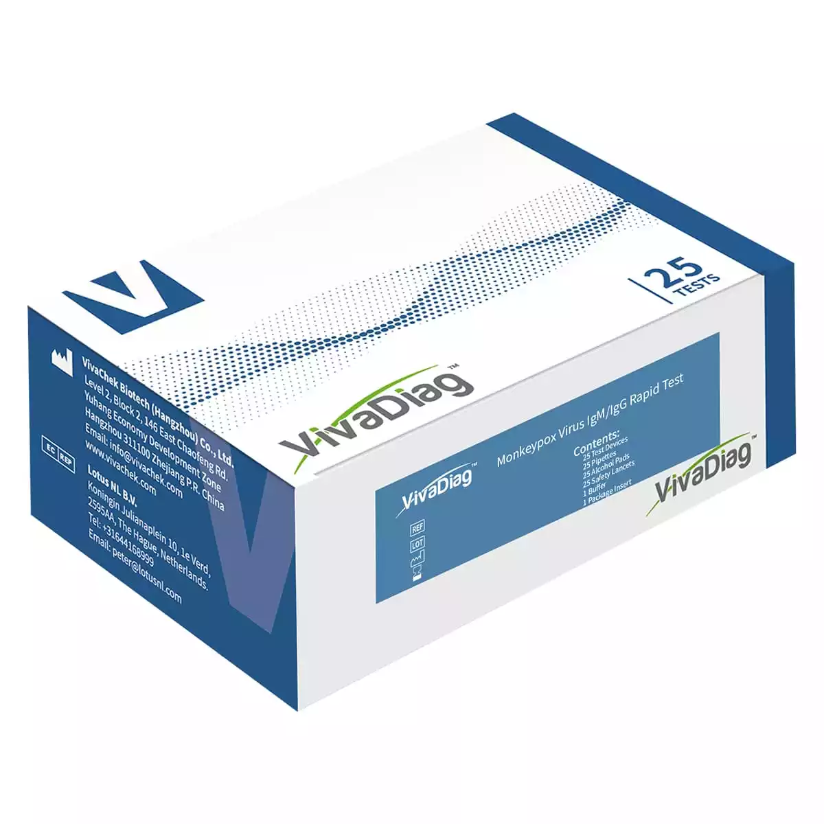  VivaDiag Variole du singe IgM IgG Rapid Test Kit