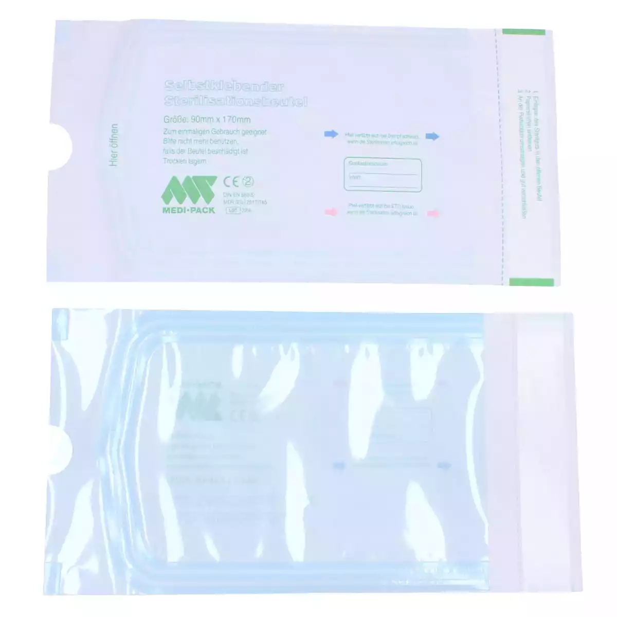  Sachets de stérilisation Self-Sealing