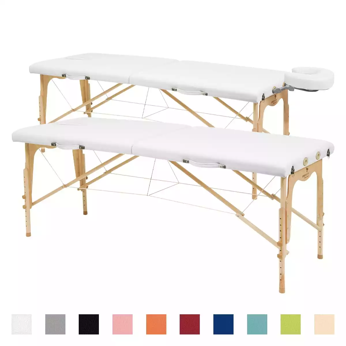  Banc de massage en valise réglable en hauteur