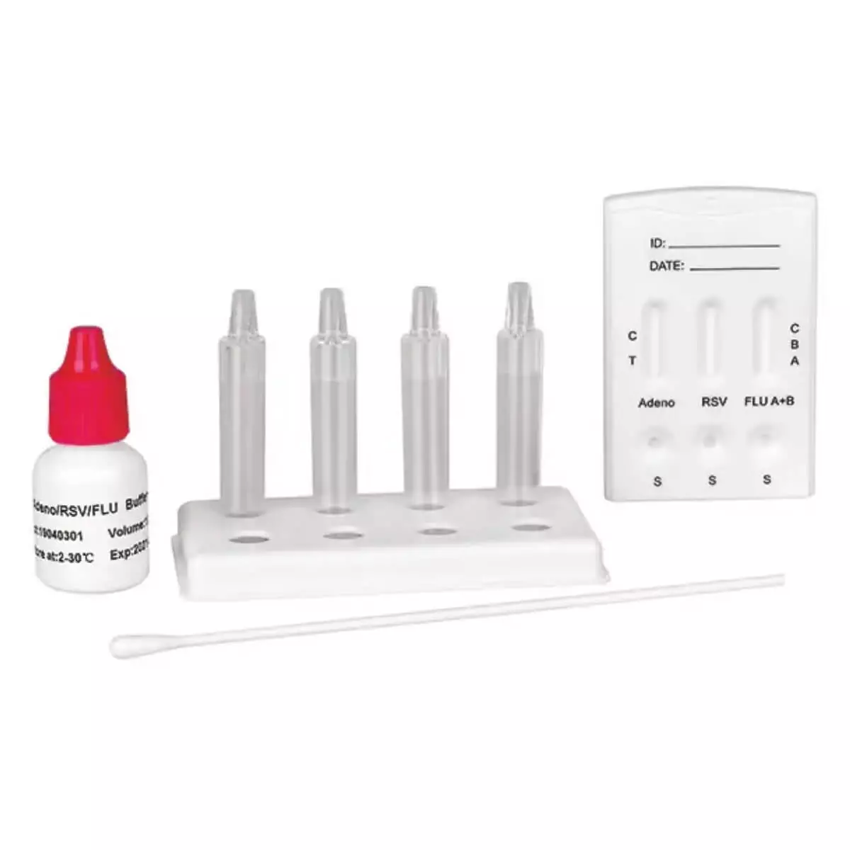  Tests combinés Cleartest pour adénovirus / VRS / grippe A + B
