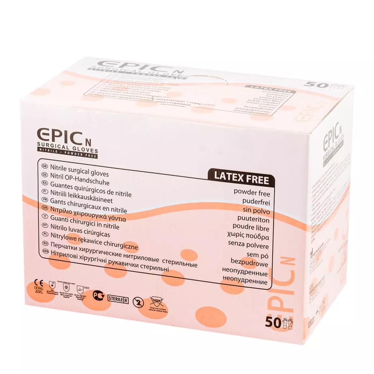  Gants chirurgicaux en nitrile EPIC N