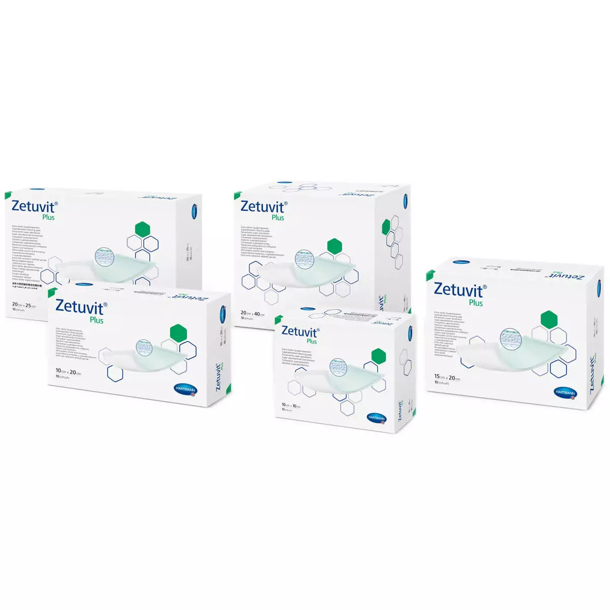  Pansements super absorbants Zetuvit Plus