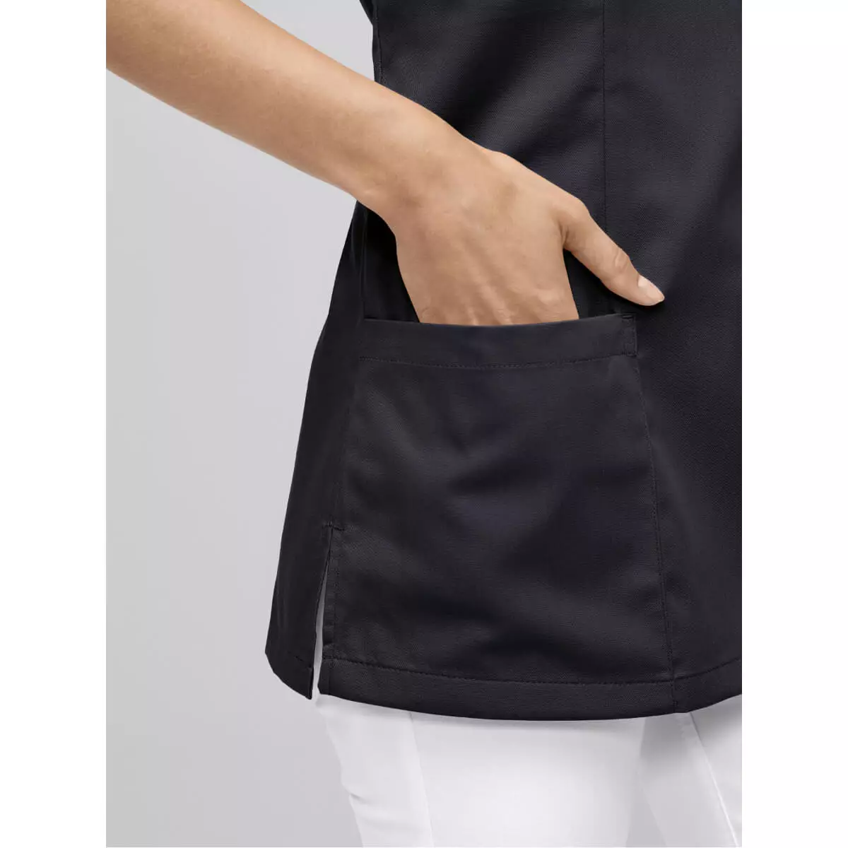  Tunique médicale à col V pour femme Roma