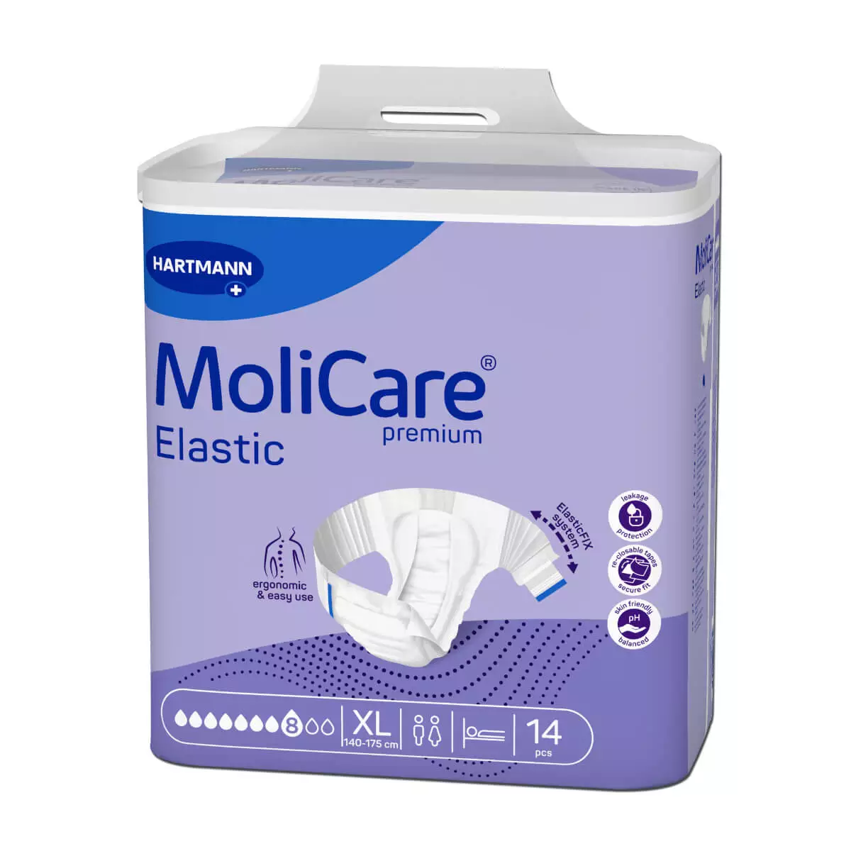 Slip absorbant MoliCare Premium Elastic – absorption 8 gouttes Slip absorbant MoliCare Premium Elastic – absorption 8 gouttes