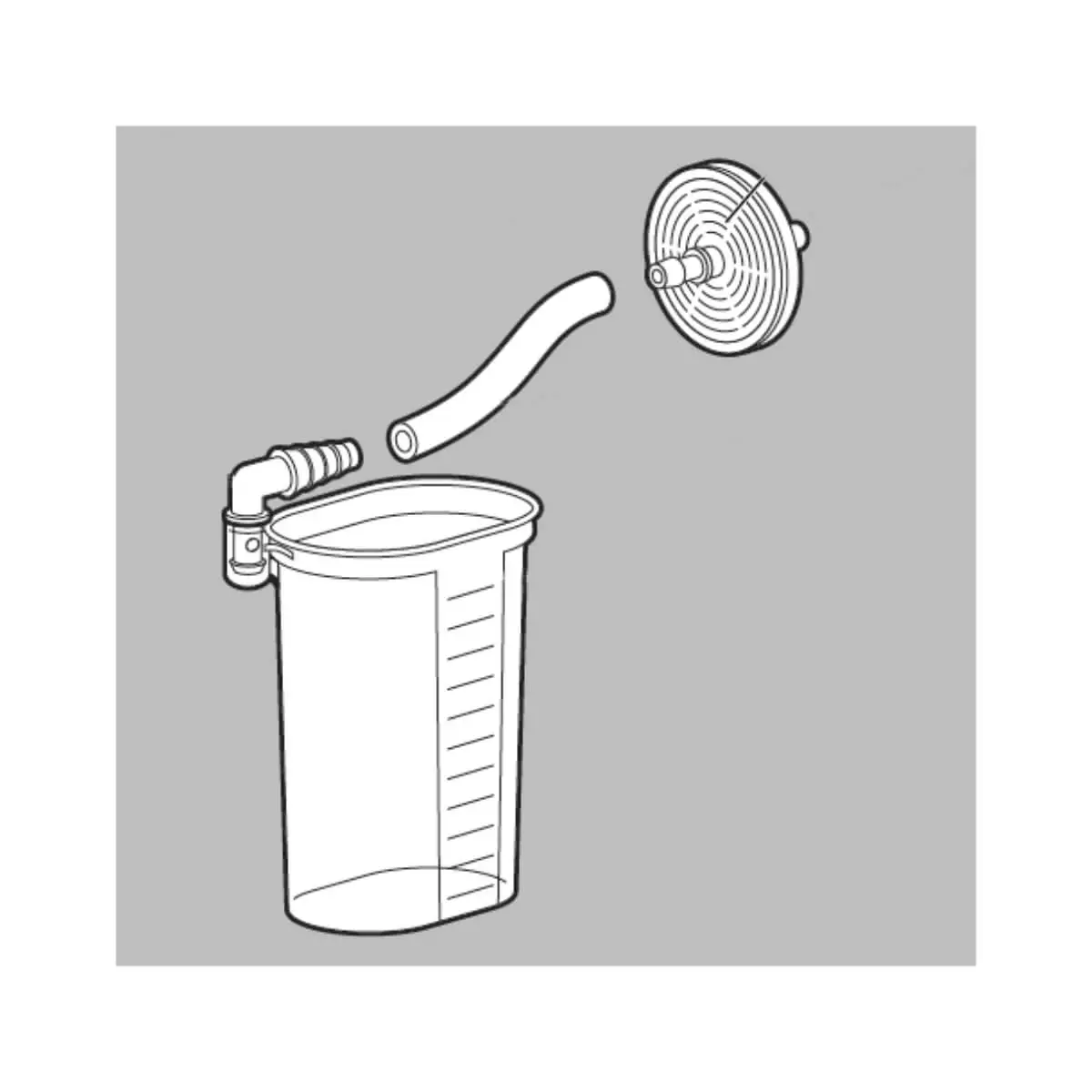  Filtre hygiénique pour système de récipients jetables Serres