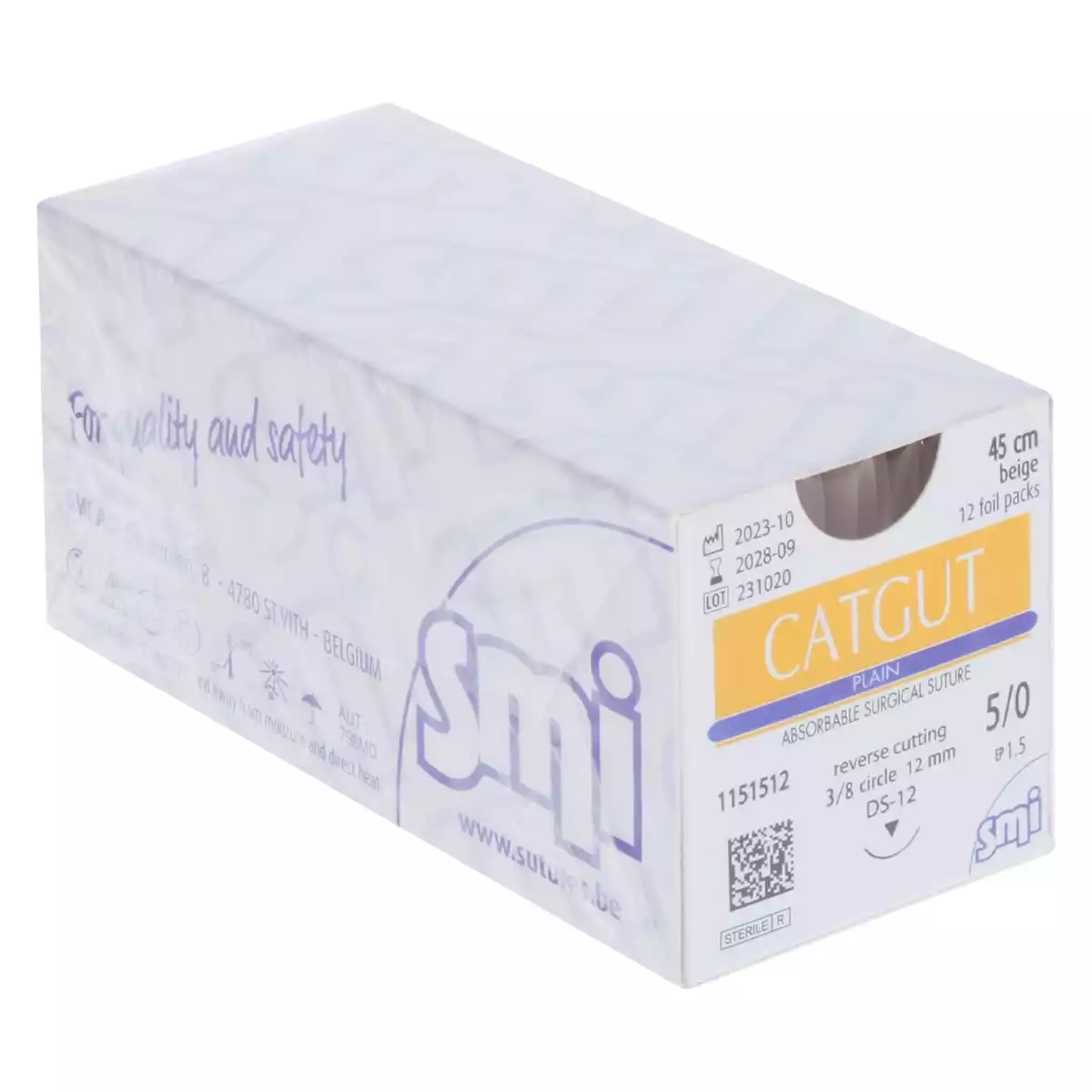 Fil de suture Catgut Plain pour chirurgie vétérinaire Fil de suture Catgut Plain pour chirurgie vétérinaire