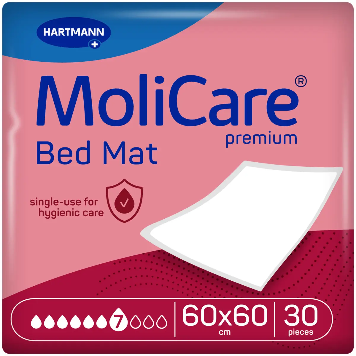  Protège-matelas MoliCare Premium Bed Mat – absorption 7 gouttes