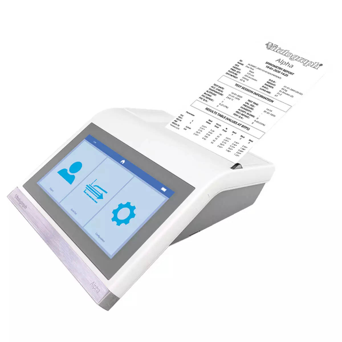 Papier thermique pour spiromètre ALPHA Connect All-in-One Papier thermique pour spiromètre ALPHA Connect All-in-One