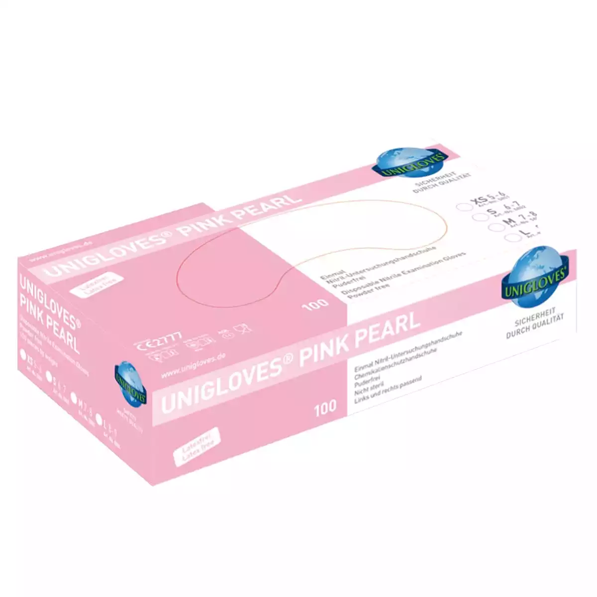  Gants en nitrile non poudrés Pearl