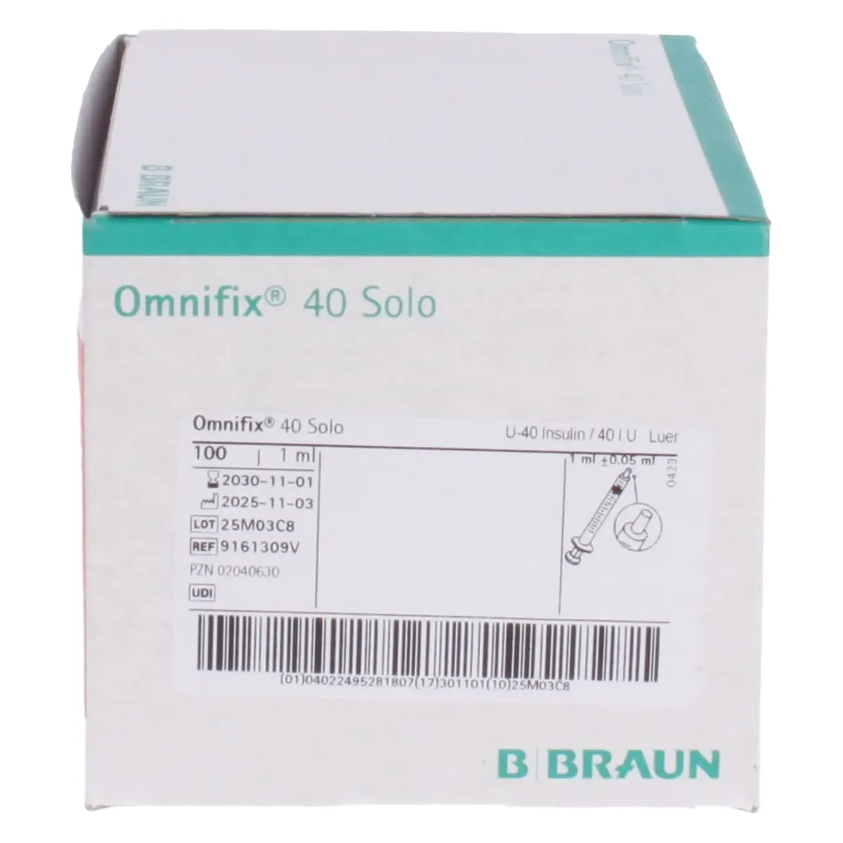 Seringues à insuline Omnifix Seringues à insuline Omnifix