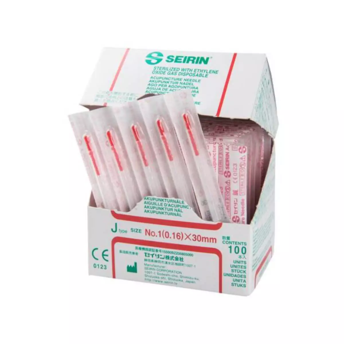  Aiguille d’acupuncture de type J