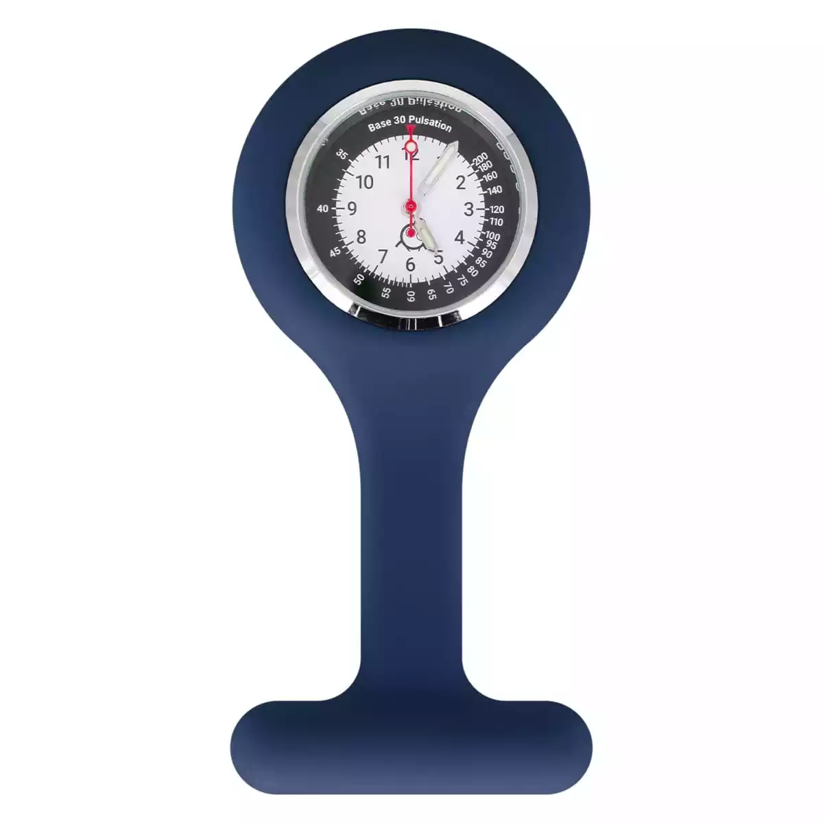 Montre infirmière en silicone avec clip « Tic » Montre infirmière en silicone avec clip « Tic »