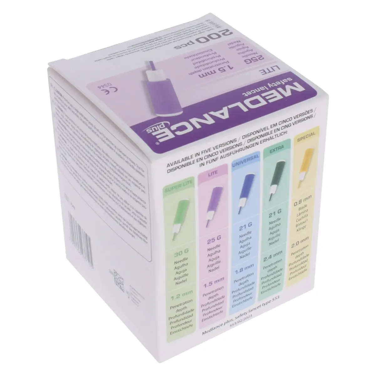 Lancettes de sécurité Medlance plus Safety Lancettes de sécurité Medlance plus Safety
