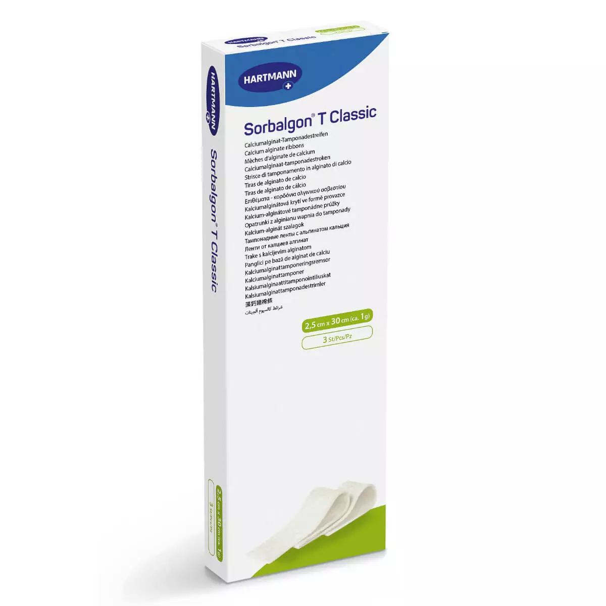  Mèches d'alginate de calcium Sorbalgon T Classic