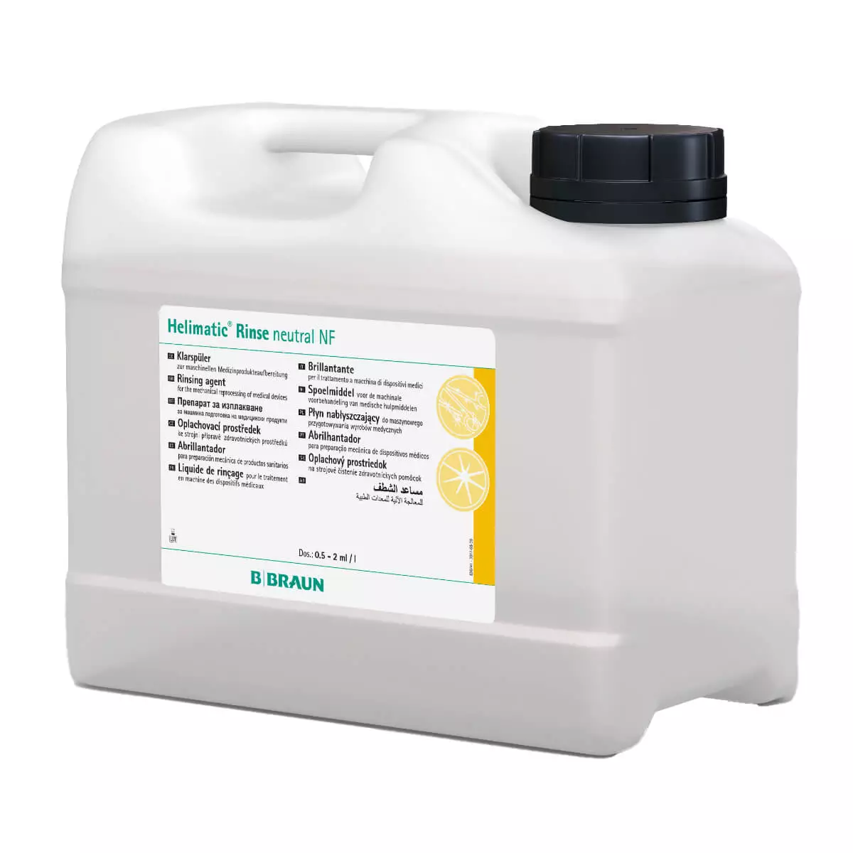  Agent rinçant clair Helimatic Rinse neutral