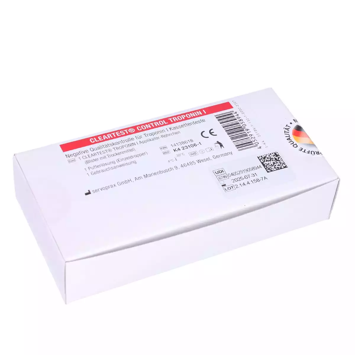  Kit de contrôle de tests des D-dimères Cleartest Control