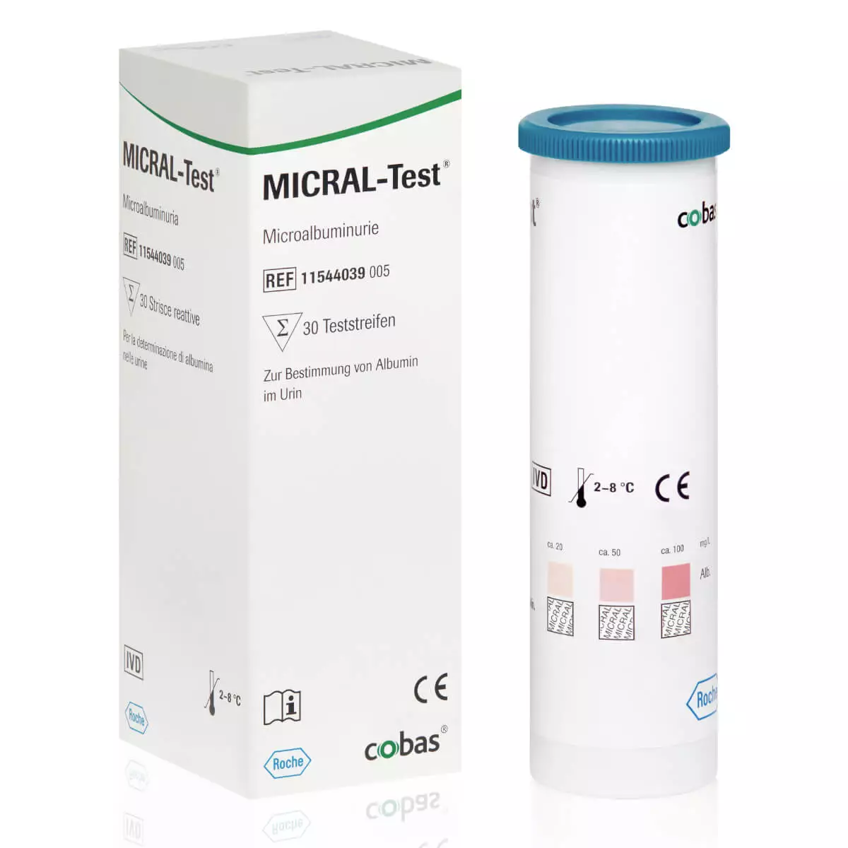  Bandelettes de test urinaire Micral