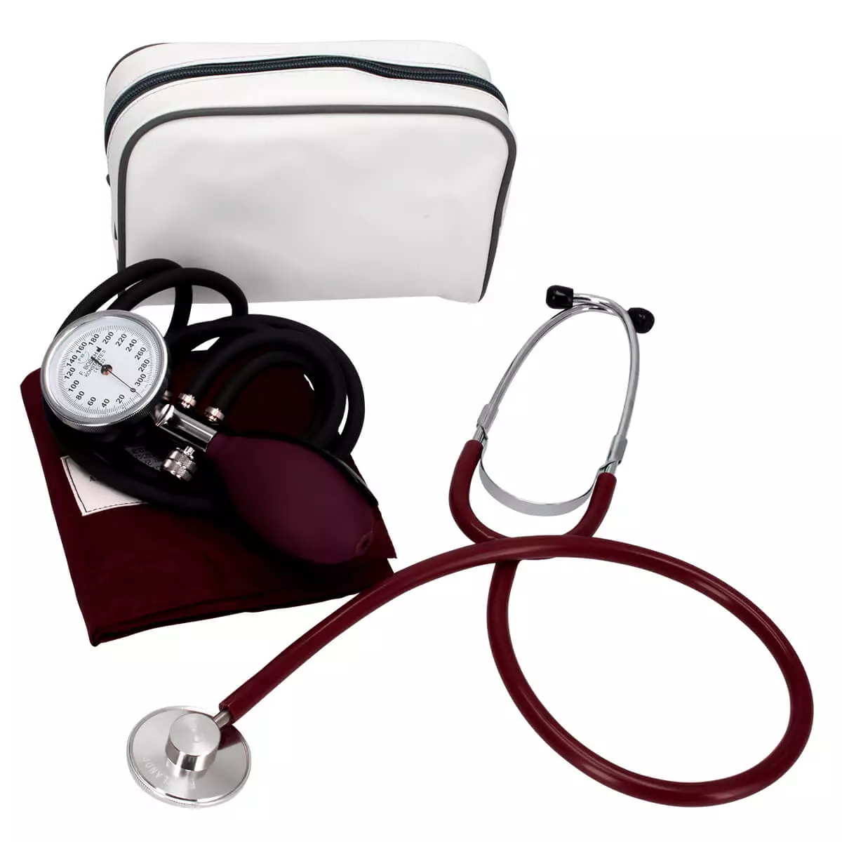  Set avec tensiomètre et stéthoscope plat