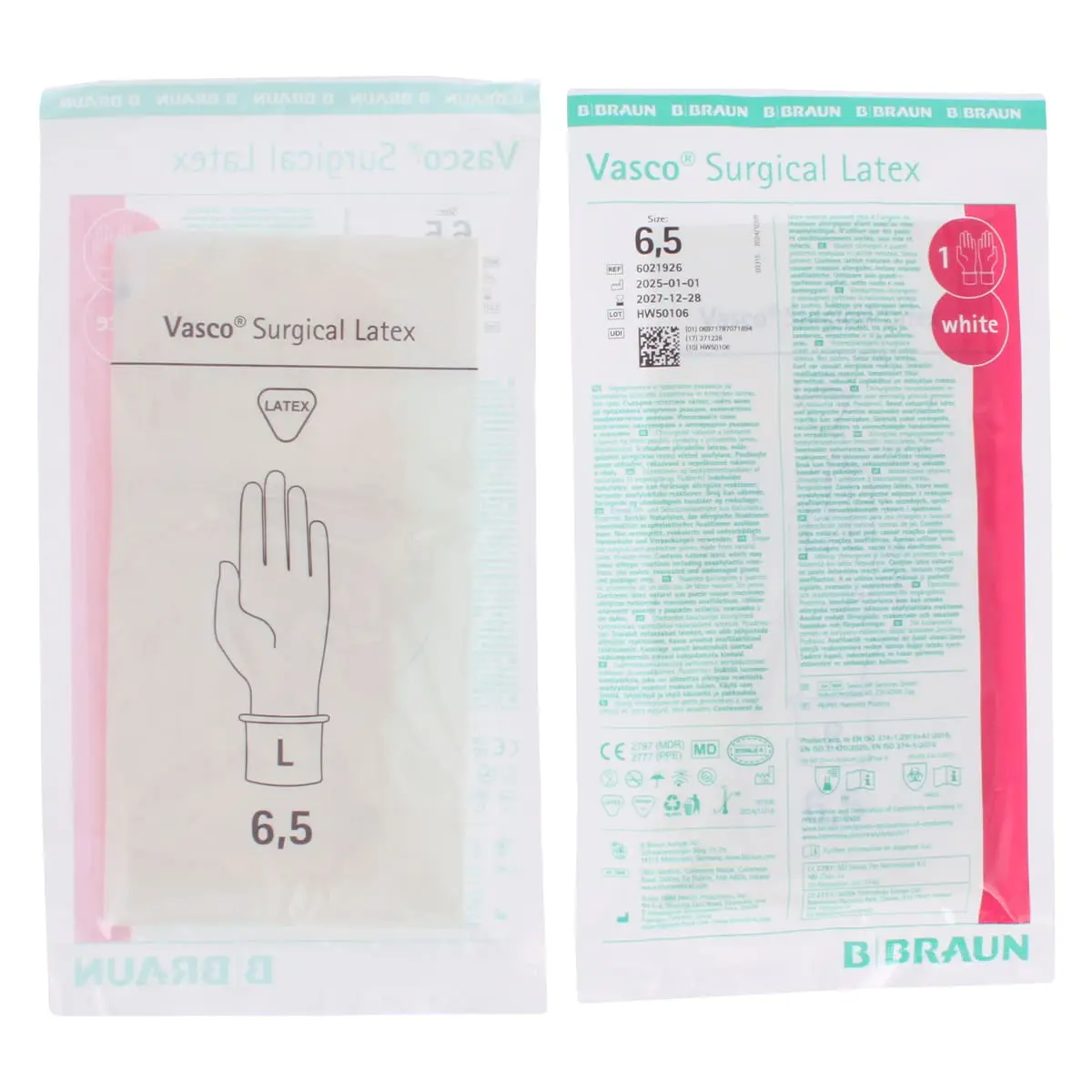 Gants chirurgicaux en latex Vasco Surgical Gants chirurgicaux en latex Vasco Surgical