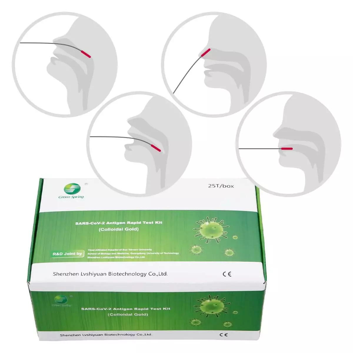  Kit de tests antigéniques Green Spring SARS-CoV-2