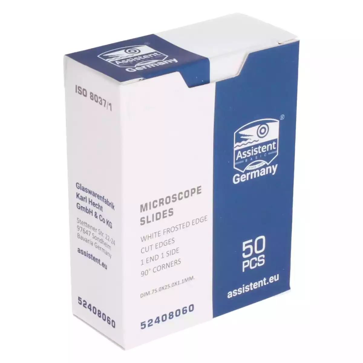  Lames porte-objets avec & sans zone d’inscription