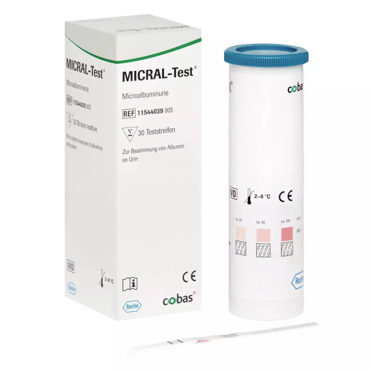  Bandelettes de test urinaire Micral