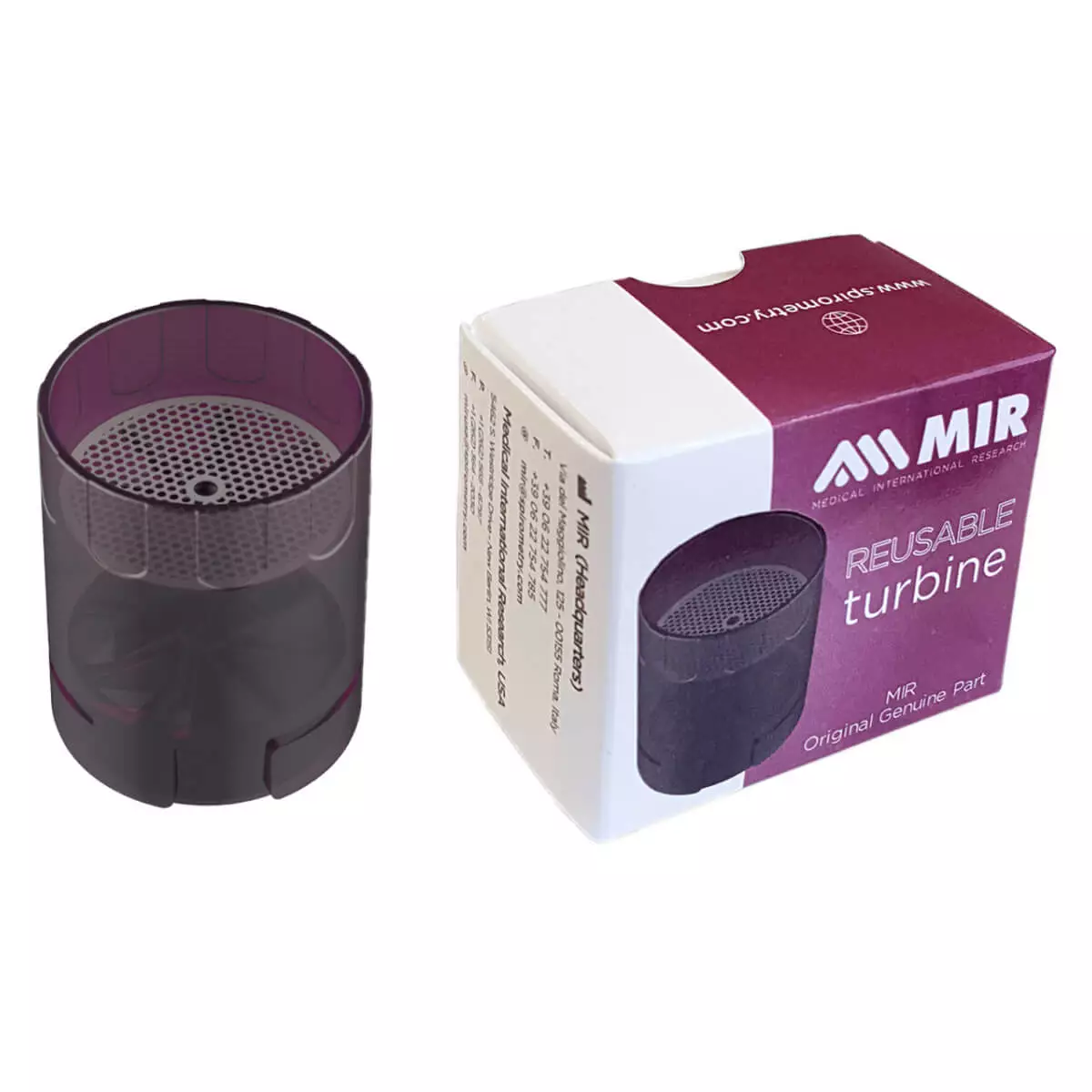  Turbine à usage multiple violette pour spiromètre MIR