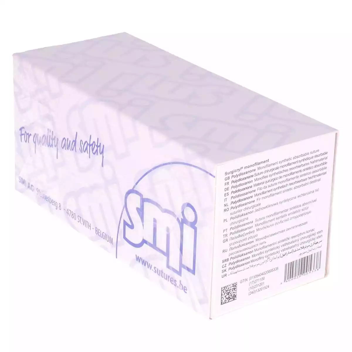  Matériel de suture monofilament Surgicryl