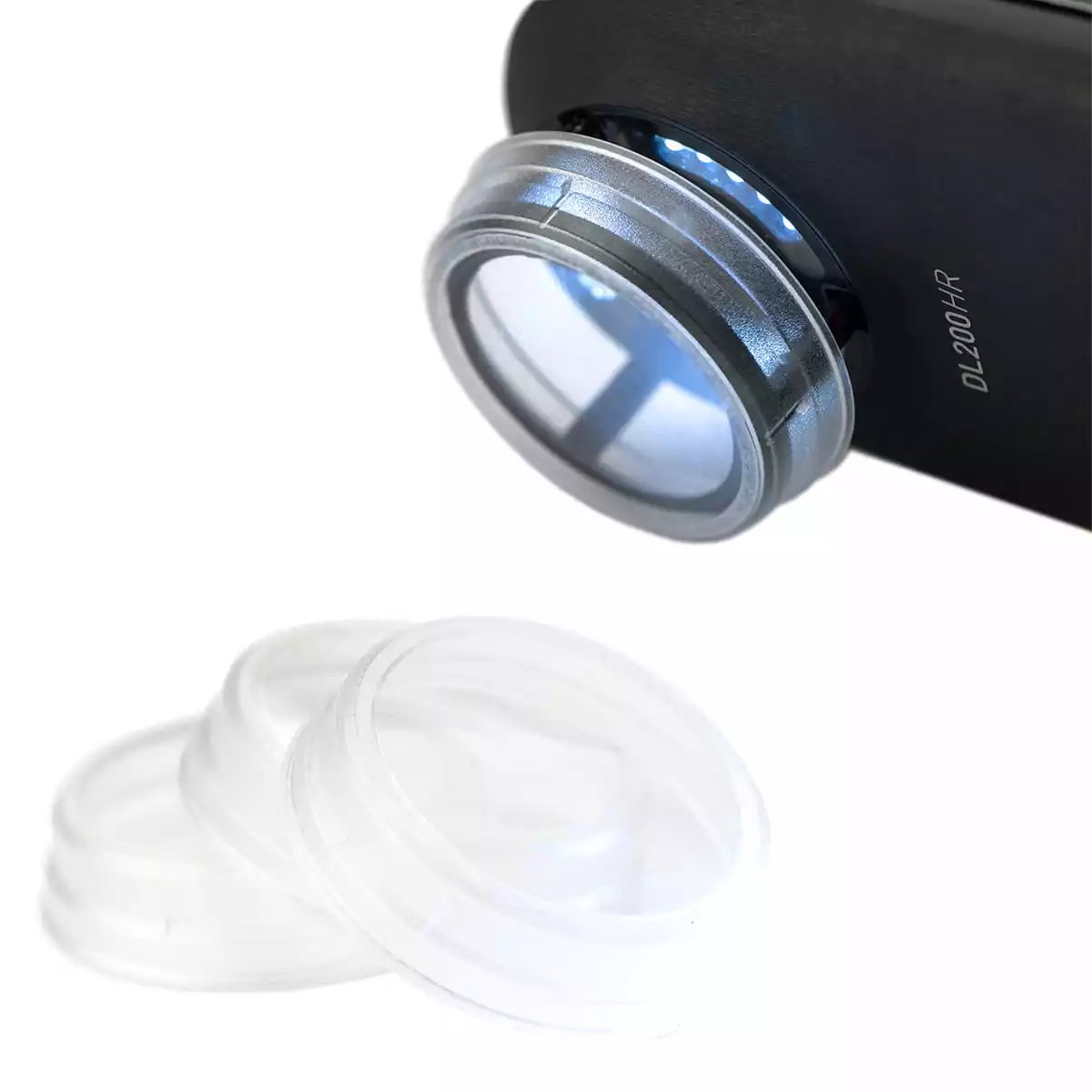 Embouts de protection jetables IceCap pour dermatoscopes DL200 Embouts de protection jetables IceCap pour dermatoscopes DL200
