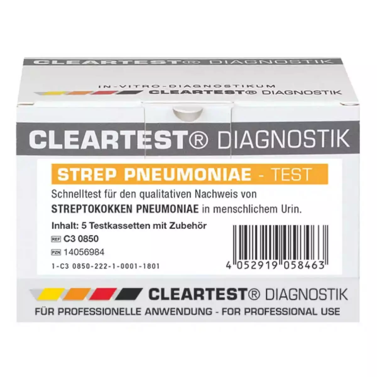  Test rapide de pneumocoques Cleartest