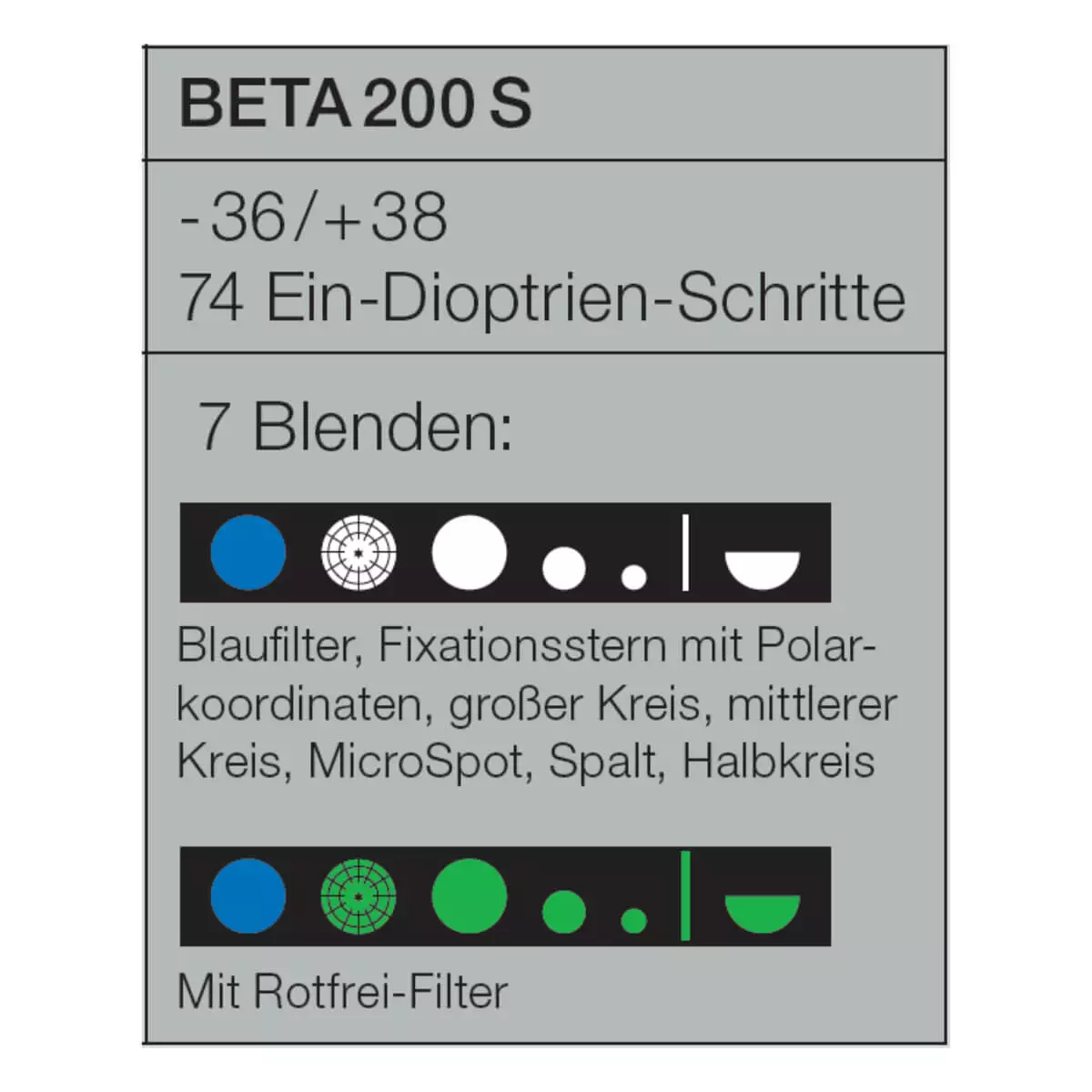  Tête d’opthalmoscope HEINE BETA 200S
