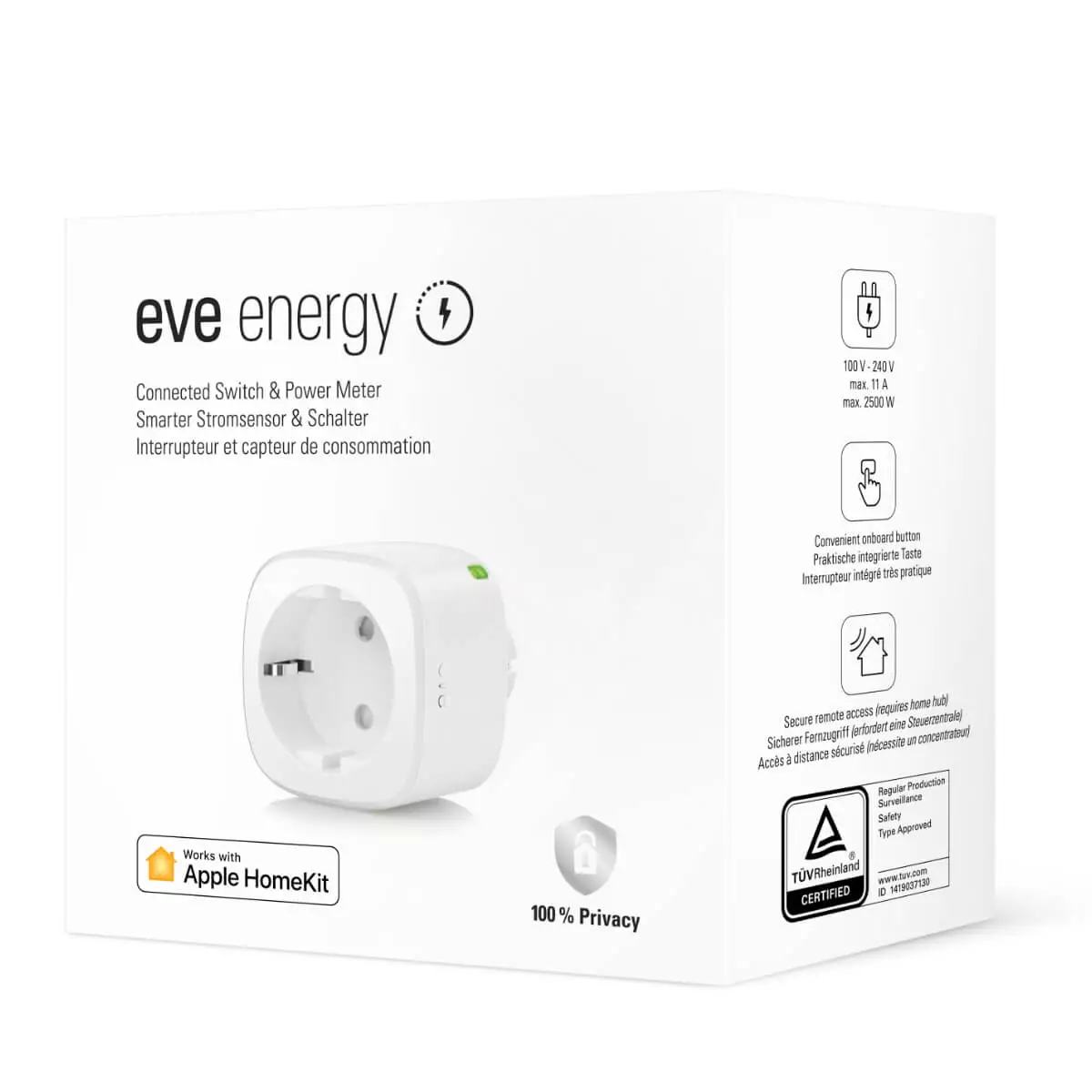 Prise intelligente Eve Energy Prise intelligente Eve Energy