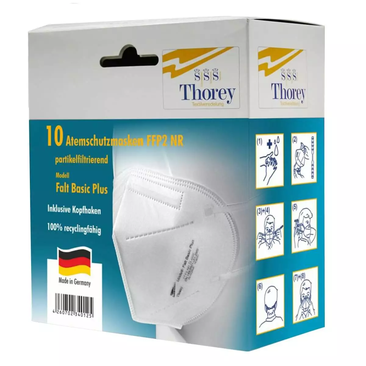  Masque respiratoire FFP2 Falt Basic Plus