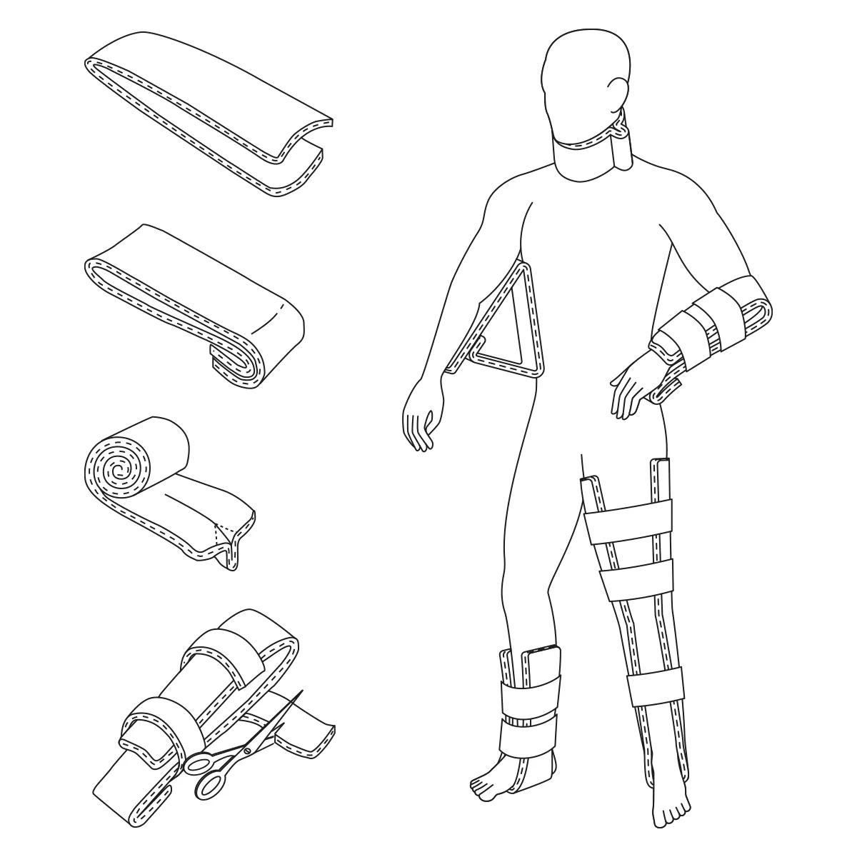  Attelle universelle « Splint »