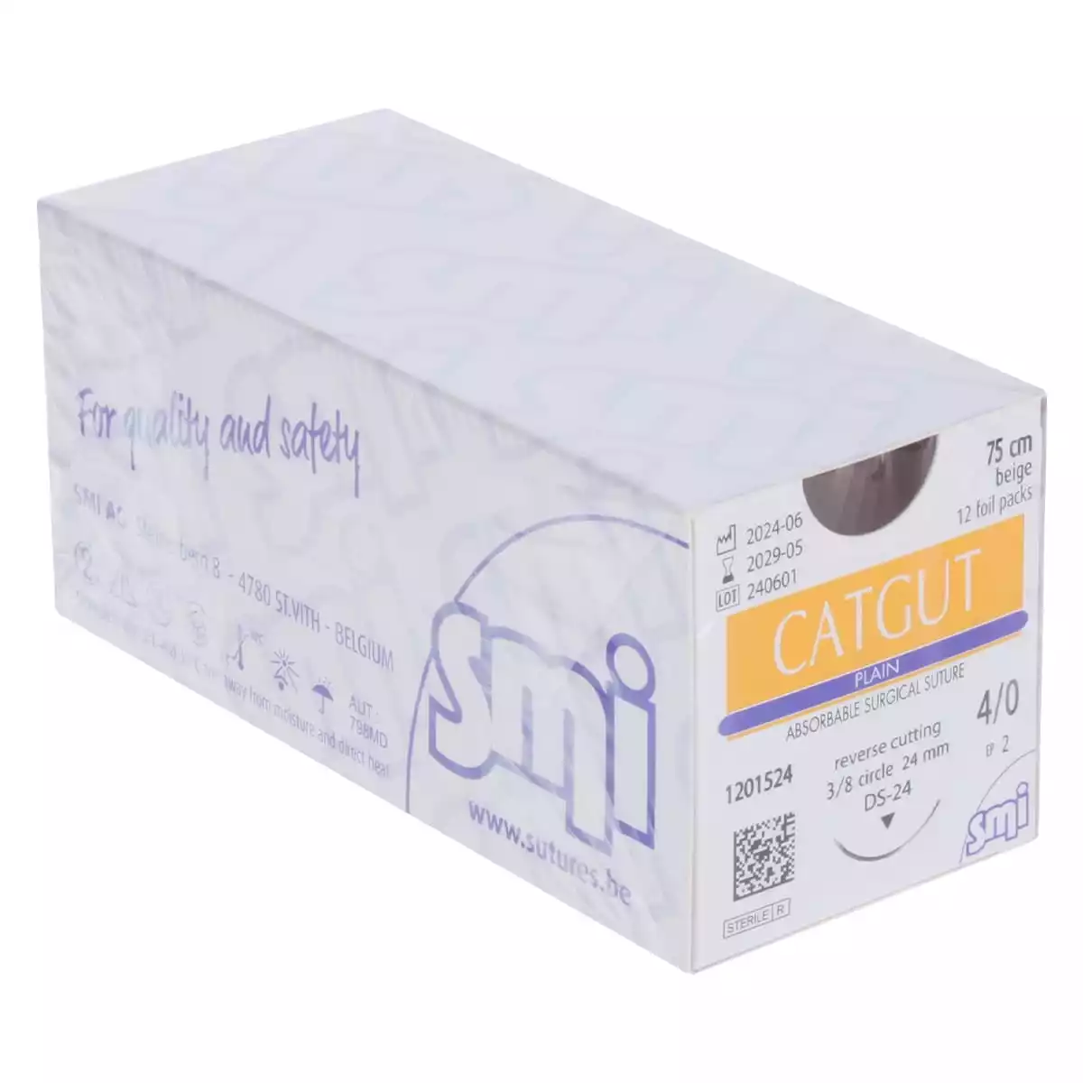 Fil de suture Catgut Plain pour chirurgie vétérinaire Fil de suture Catgut Plain pour chirurgie vétérinaire