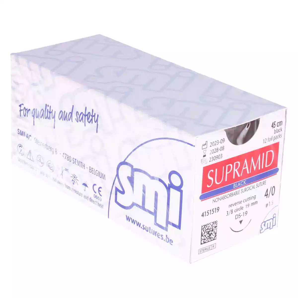 Matériel de suture Supramid Black Matériel de suture Supramid Black