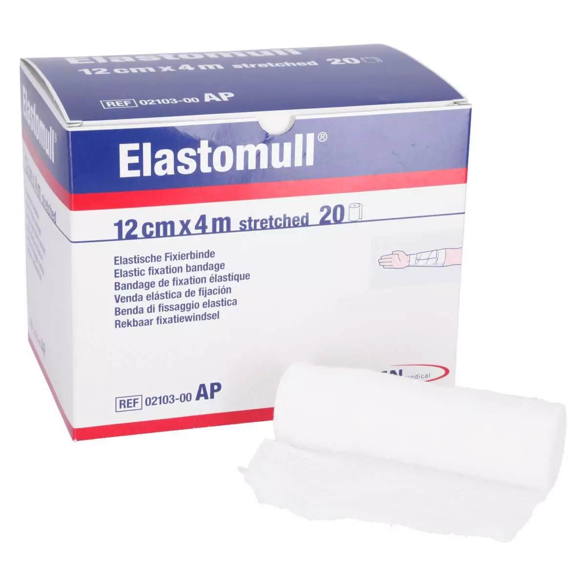 Bandage de fixation élastique Elastomull Bandage de fixation élastique Elastomull