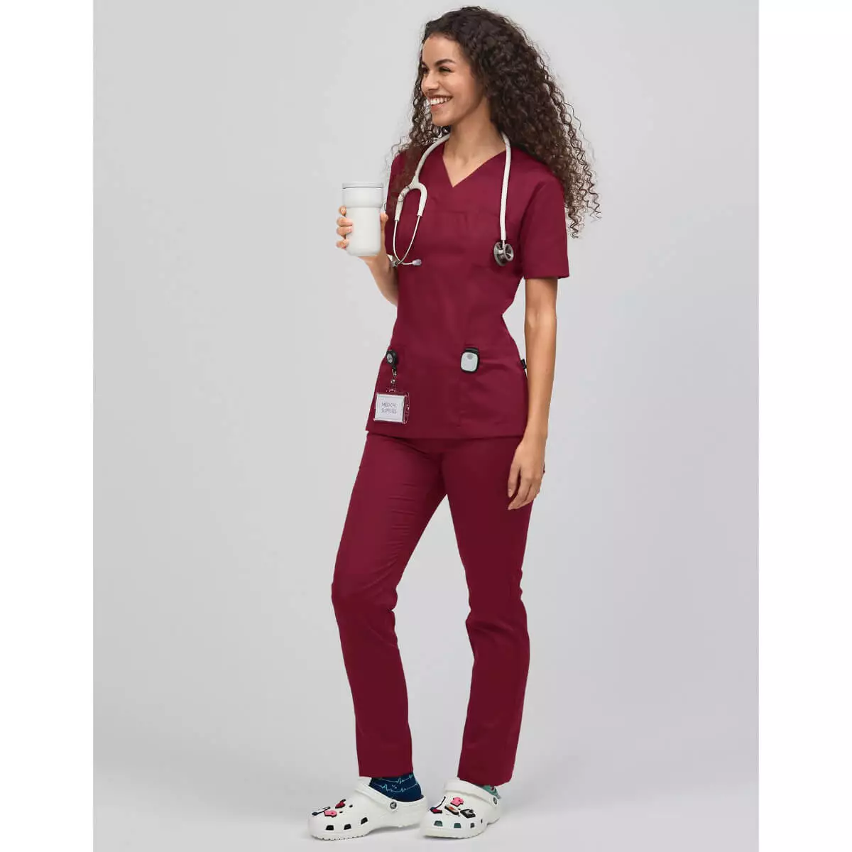  Pantalon à taille élastique pour femme Napoli