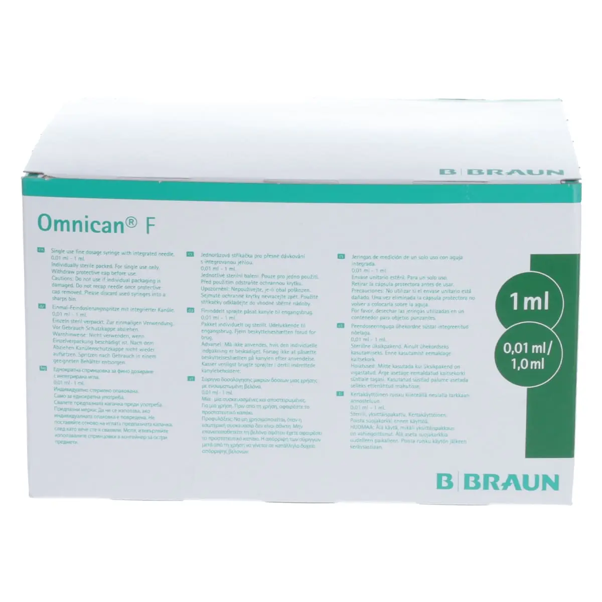 Seringues à dosage fin Omnican-F Seringues à dosage fin Omnican-F