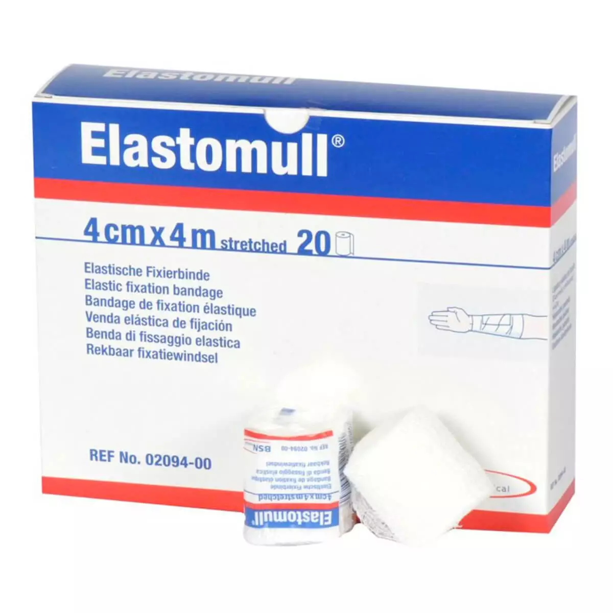  Bandage de fixation Leukoplast Elastomull