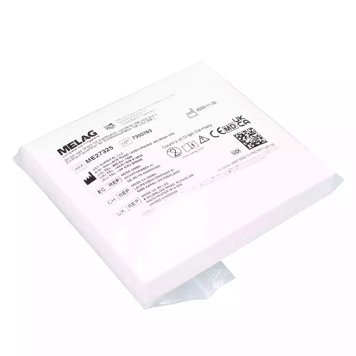  Filtre papier à usage unique
