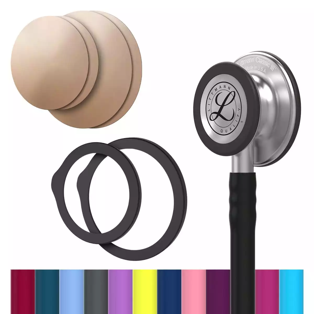  Kit économique : Stéthoscope Littmann® Classic III™ + Membrane en cuivre « Drums »