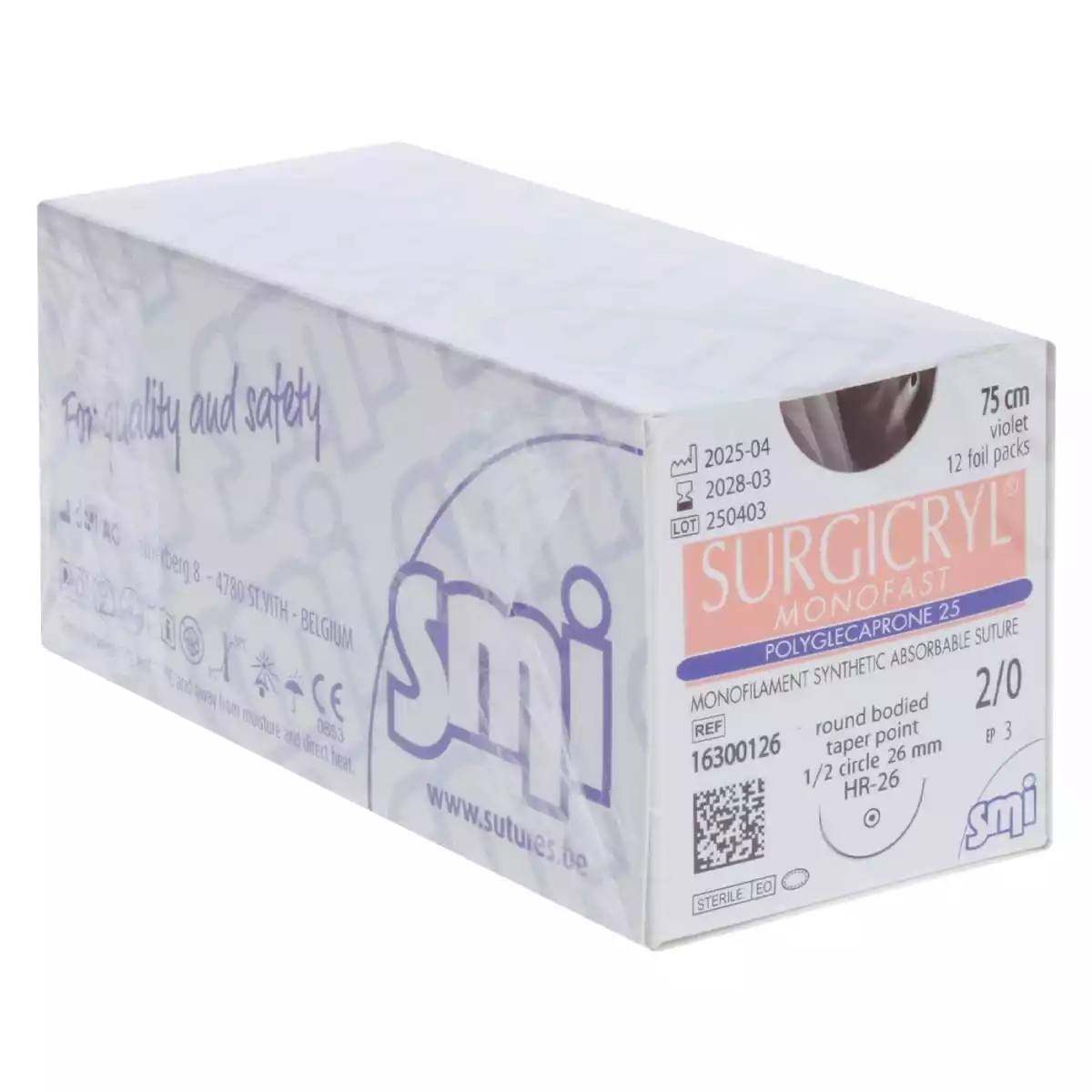 Fil de suture Surgicryl Monofast Fil de suture Surgicryl Monofast