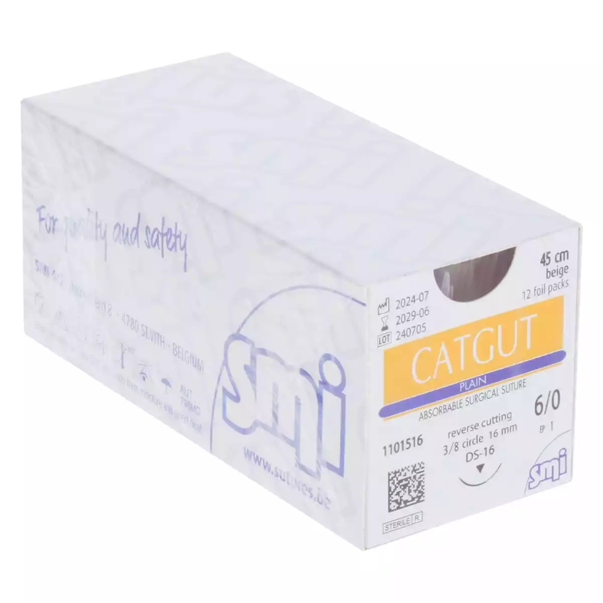 Fil de suture Catgut Plain pour chirurgie vétérinaire Fil de suture Catgut Plain pour chirurgie vétérinaire