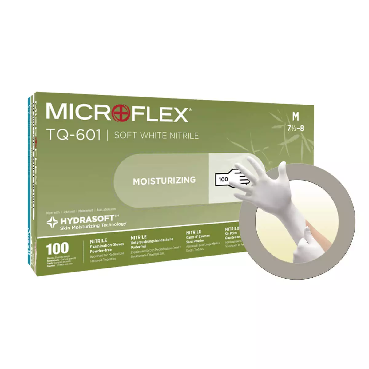  Gants MICROFLEX Soft White Nitrile TQ-601