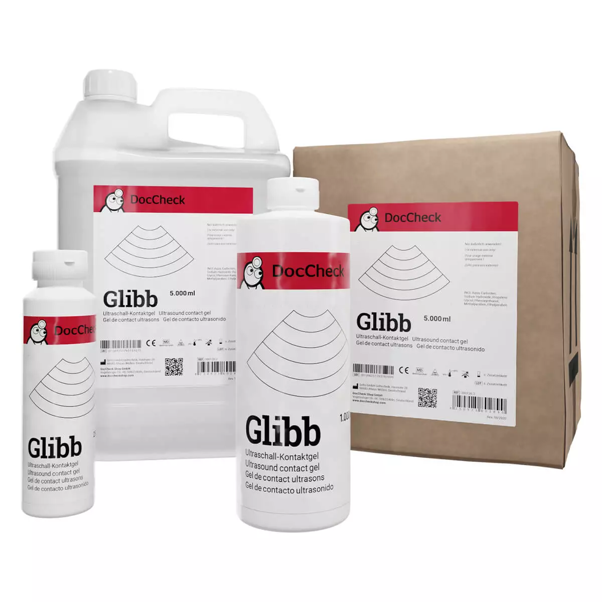  Gel de contact pour ultrasons « Glibb »