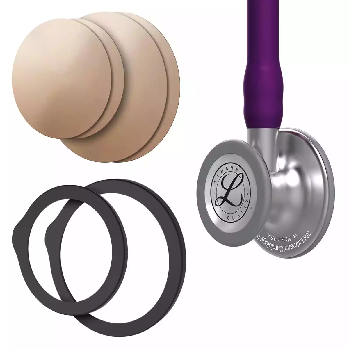 Kit économique : Stéthoscope Littmann Cardiology IV + Membrane en cuivre « Drums » Kit économique : Stéthoscope Littmann Cardiology IV + Membrane en cuivre « Drums »