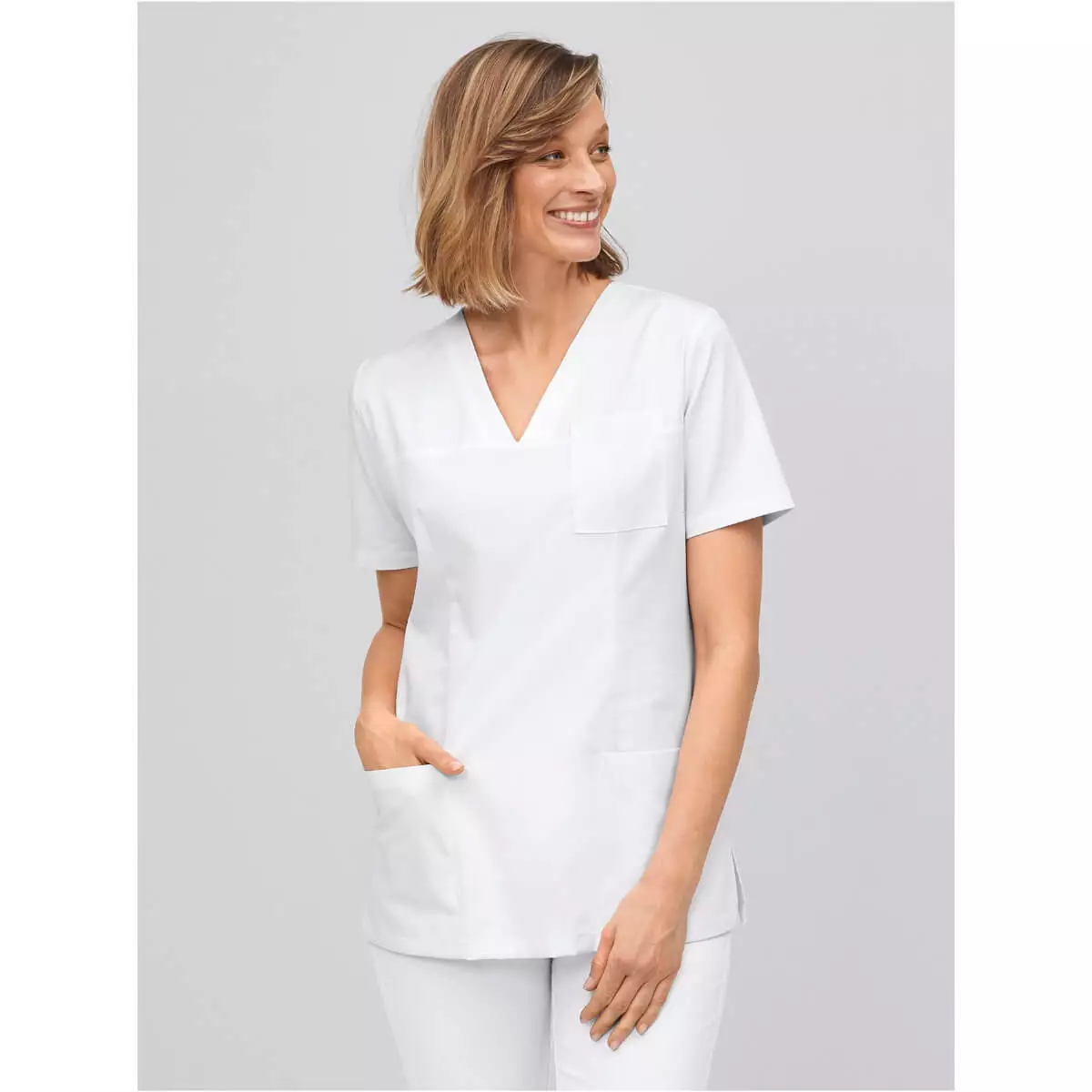 Tunique médicale à col V pour femme Roma Tunique médicale à col V pour femme Roma