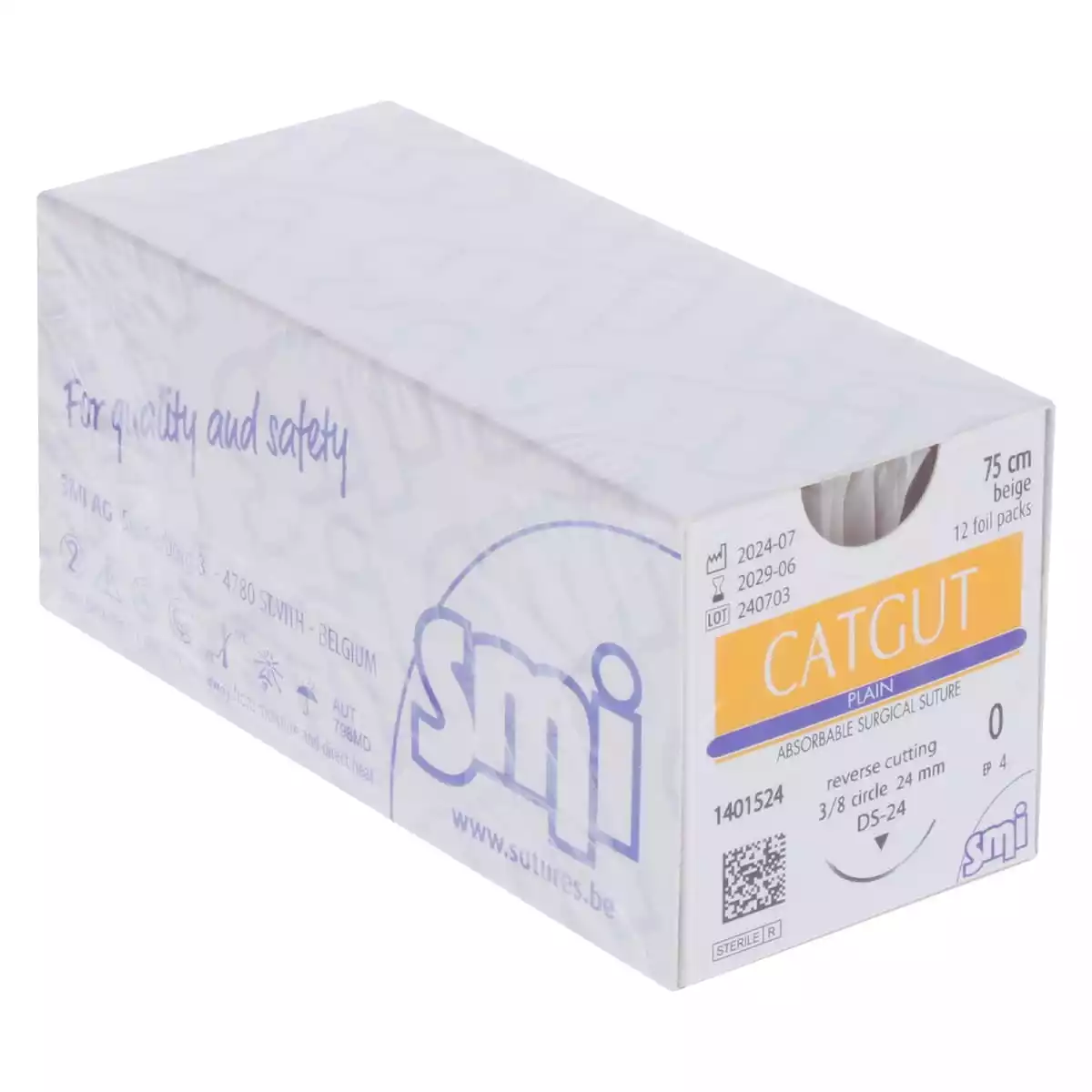 Fil de suture Catgut Plain pour chirurgie vétérinaire Fil de suture Catgut Plain pour chirurgie vétérinaire